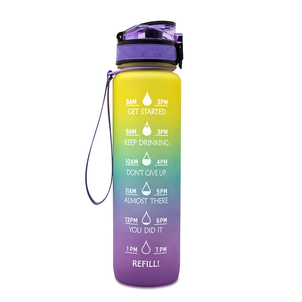 Tritan Water Bottle 1L With Motivational Quotes - Madeinsea©