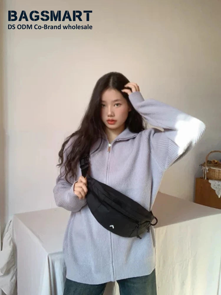 Sac à main tendance BAGSMART pour femmes, sac à bandoulière classique de créateur, adapté pour iPad mini, sac à bandoulière pour femmes, sac messager pour femmes