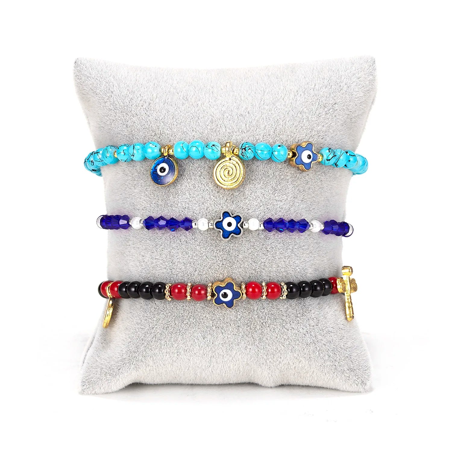 Turkish Lucky Evil Eye Bracelet For Women Blue Eyes Bead Handmade Bracelet Bangles Couple Friendship Birthday Party Jewelry Gift
