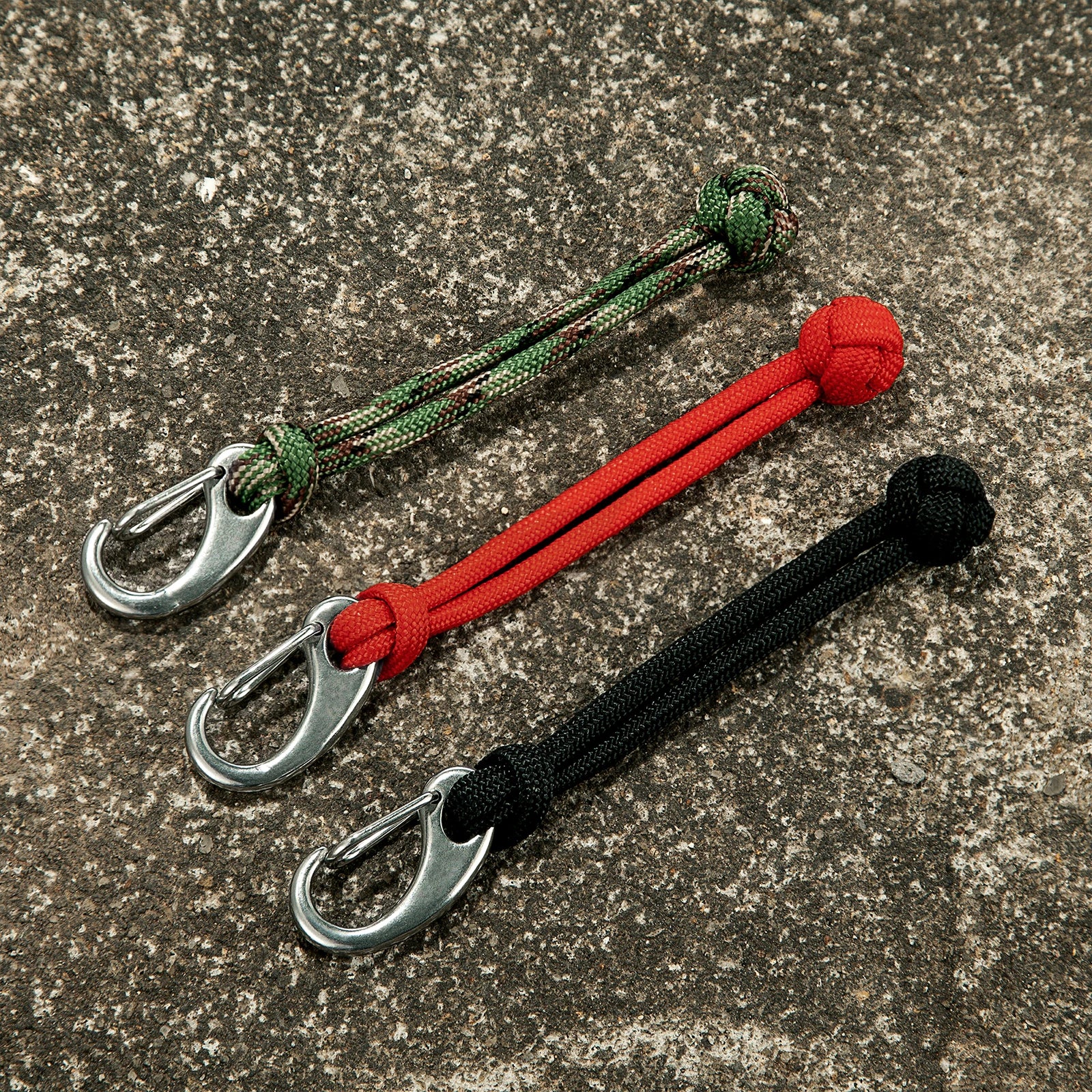 MKENDN 550 Paracord Keychain Lanyard Fist Knot High Strength Parachute Cord Self-defense Emergency Survival Tool Key Ring