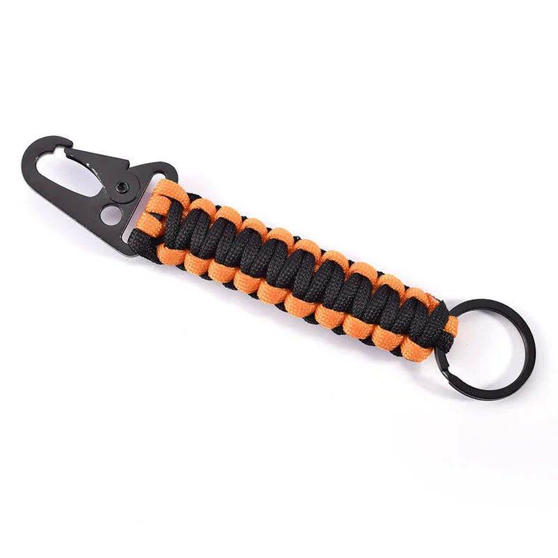 MKENDN Carabiner Umbrella Rope Keychain Outdoor Camping Climbing Tactical Survival Tool Eagle beak Snap Clip Lock Buckle Hook - Madeinsea©