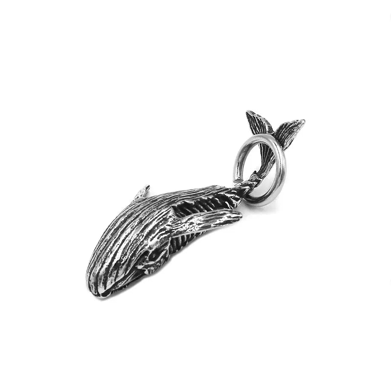 Fashion Koi Fish Pendant Stainless Steel Jewelry Ocean Whale Dolphin Goldfish Shark Octopus Lantern Fish Mens Pendant SWP0577A