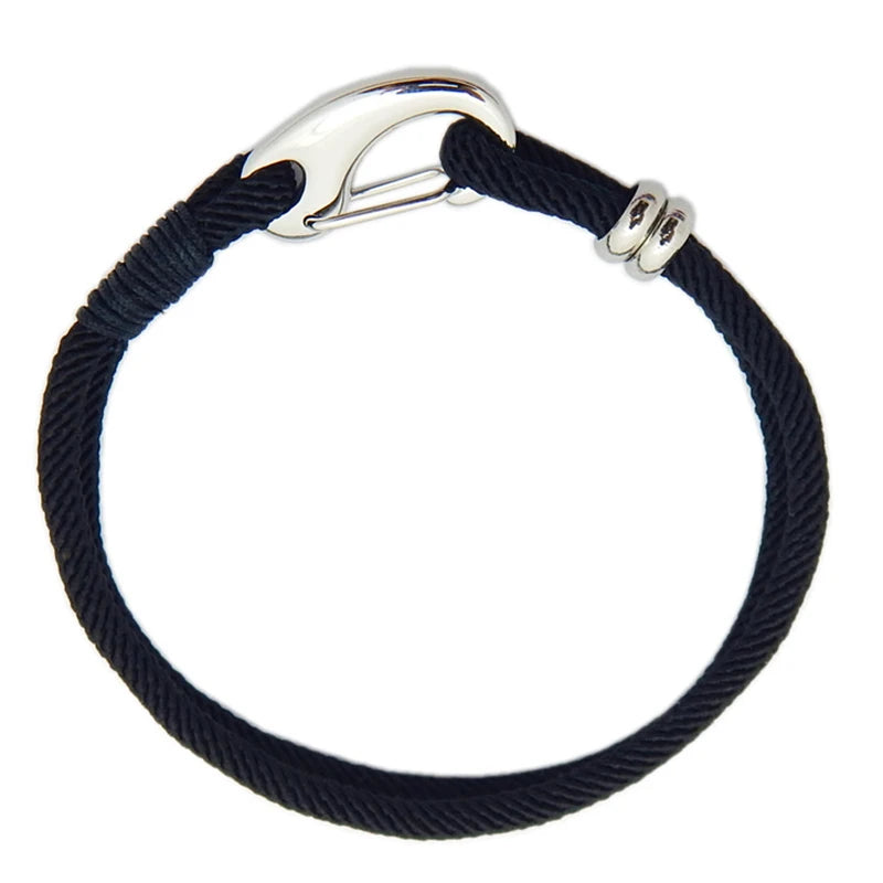 MKENDN Men Nautical Style Lobster Clasp Bracelet Outdoor Camping Rescue Emergency Rope Couple Bracelets Jewellry For Women Gifts