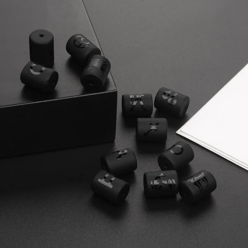 12 Constellation Series Glass Bead 10x13MM Matte Zodiac Signs Beads For DIY Making Women Men Couple Friendship Bracelet Jewelry