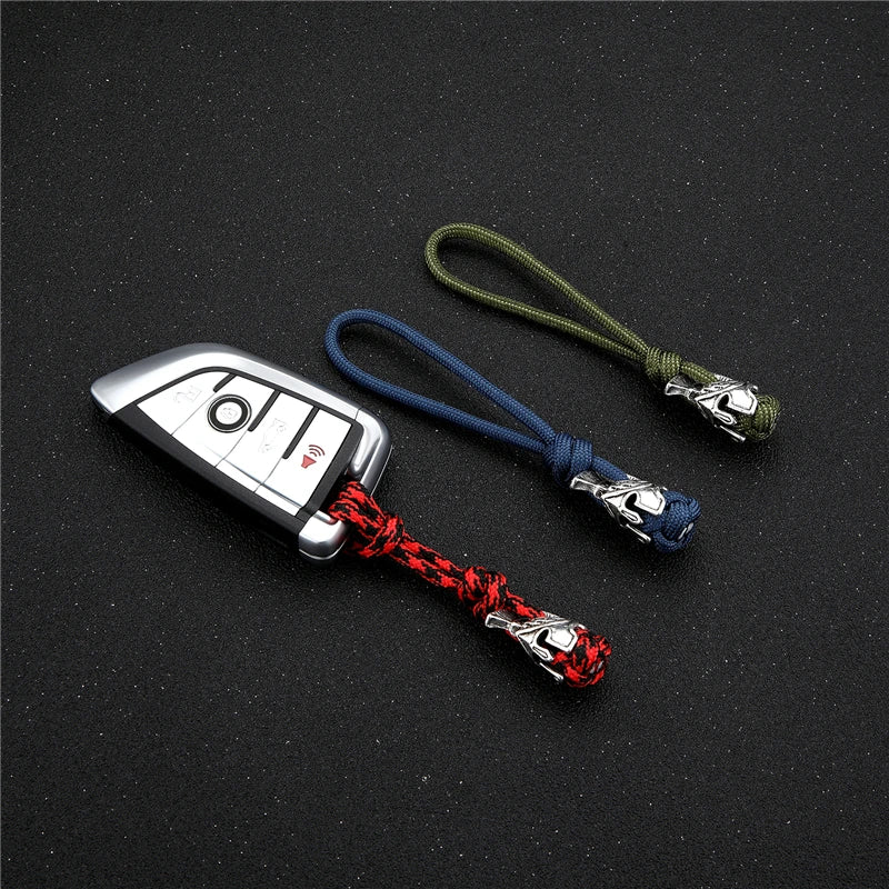 MKENDN New Arrival Vikings Spartan Outdoor Umbrella Rope Car Keychain Climb Keychain Survival Cord Backpack Buckle