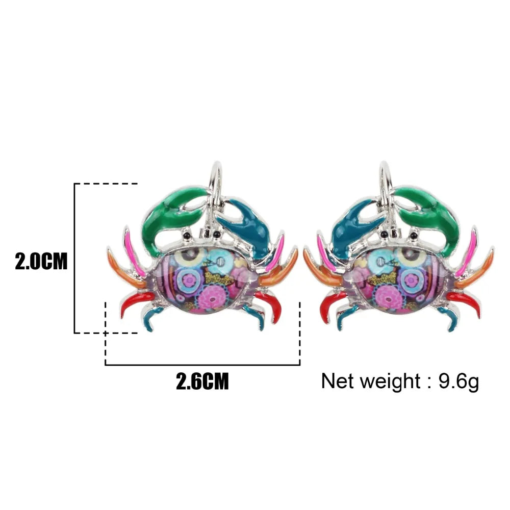 Crab Clip Earrings For Women - Madeinsea©