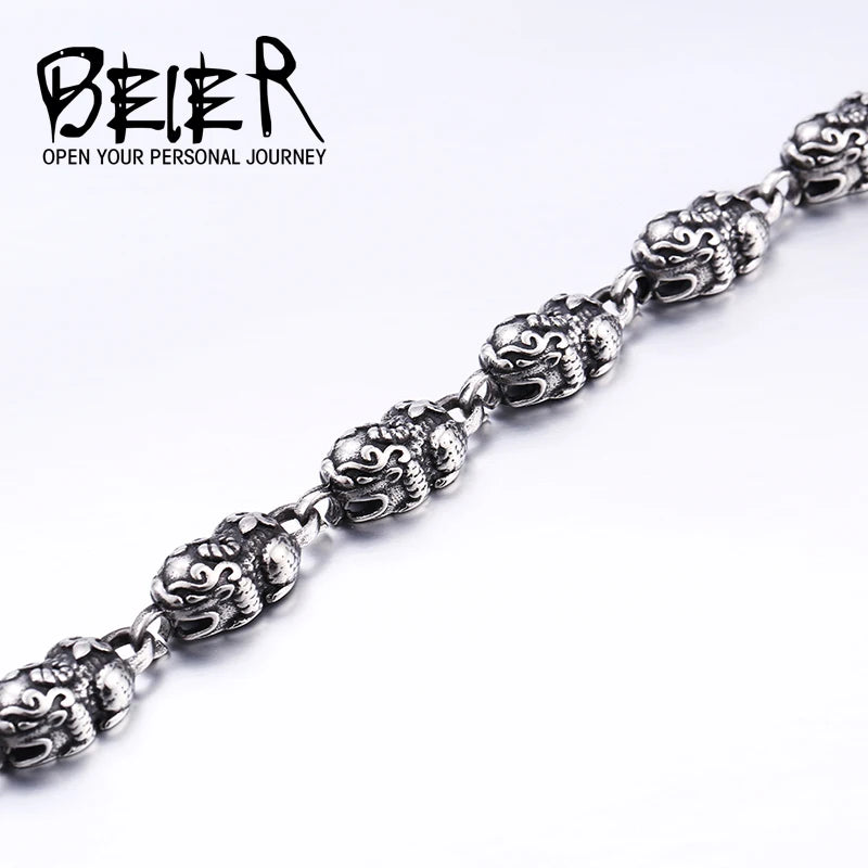Beier 316L Stainless Steel Bracelet Simple Bracelet For High polish Fashion Jewelry Hot Gift LLBC8-012