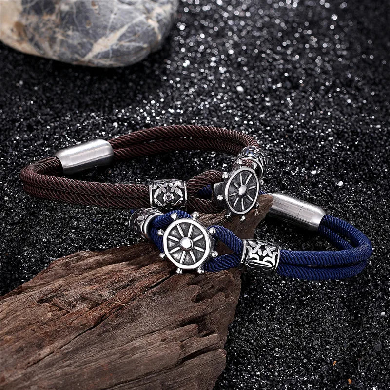 Navy Rudder Bracelet - Madeinsea©
