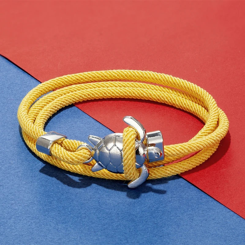 Sea Turtle Multilayer Rope Bracelet - Madeinsea©