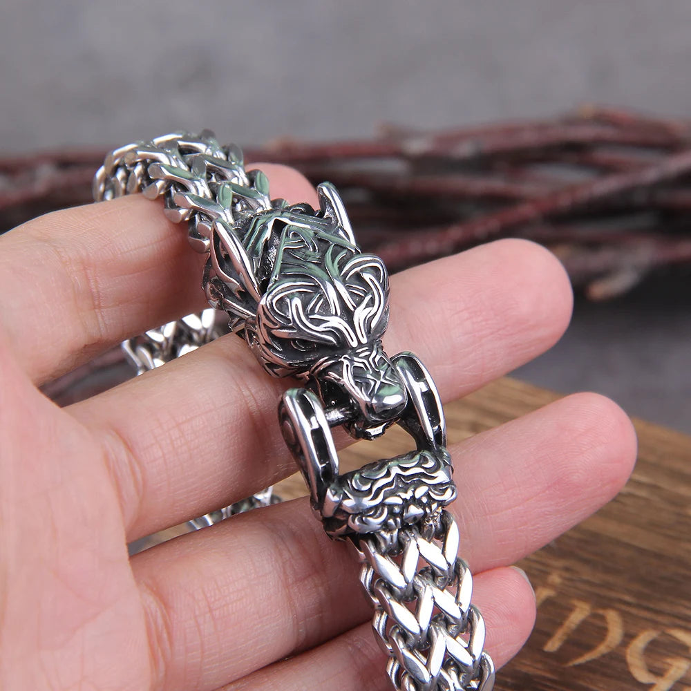 Viking Wolf / Bear Men's Vintage Bracelet - Madeinsea©