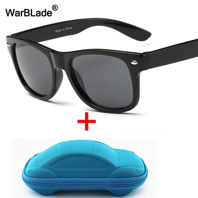 WarBLade Cool Kids Sunglasses Children Anti-uv Sun Glasses Boys Girls Baby Eyeglasses Coating Lens UV 400 Protection With Case - Madeinsea©