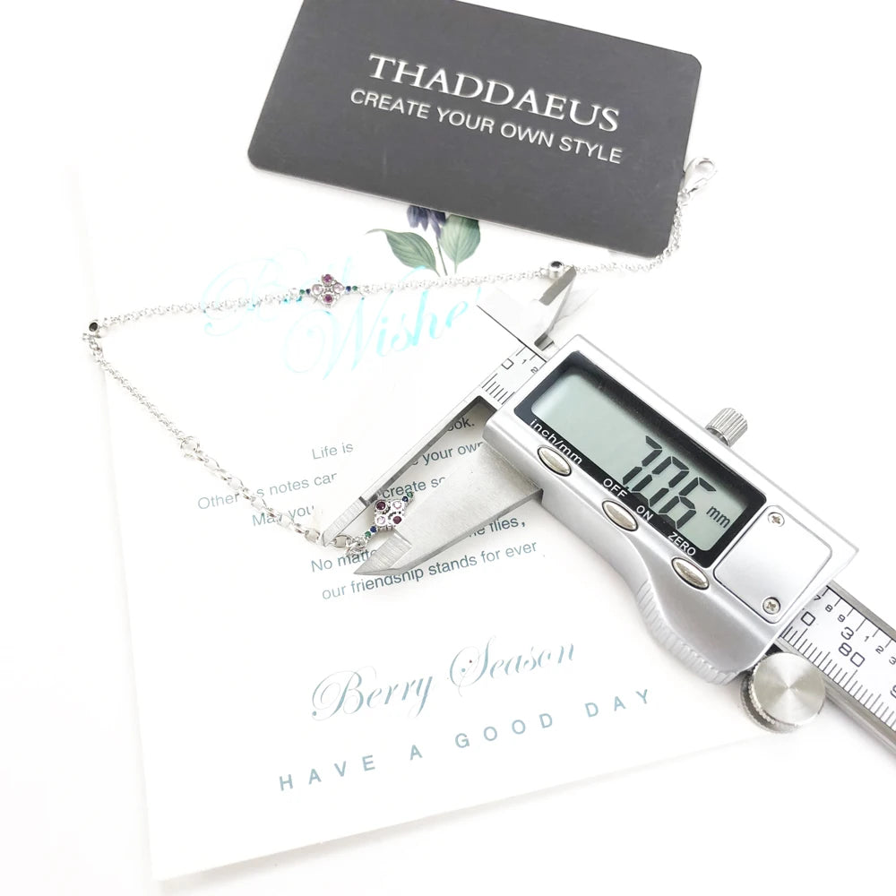 Magnificent Ornamentation Bracelet Spring Link Chain 925 Sterling Silver Jewelry Victorian Style Colourful Gift For Women - Madeinsea©