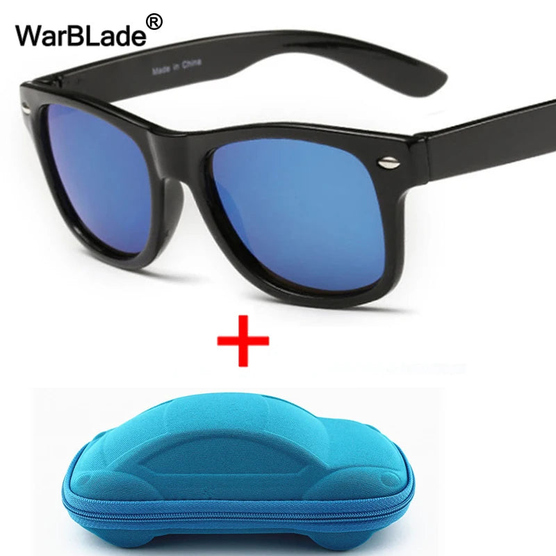 WarBLade Cool Kids Sunglasses Children Anti-uv Sun Glasses Boys Girls Baby Eyeglasses Coating Lens UV 400 Protection With Case - Madeinsea©