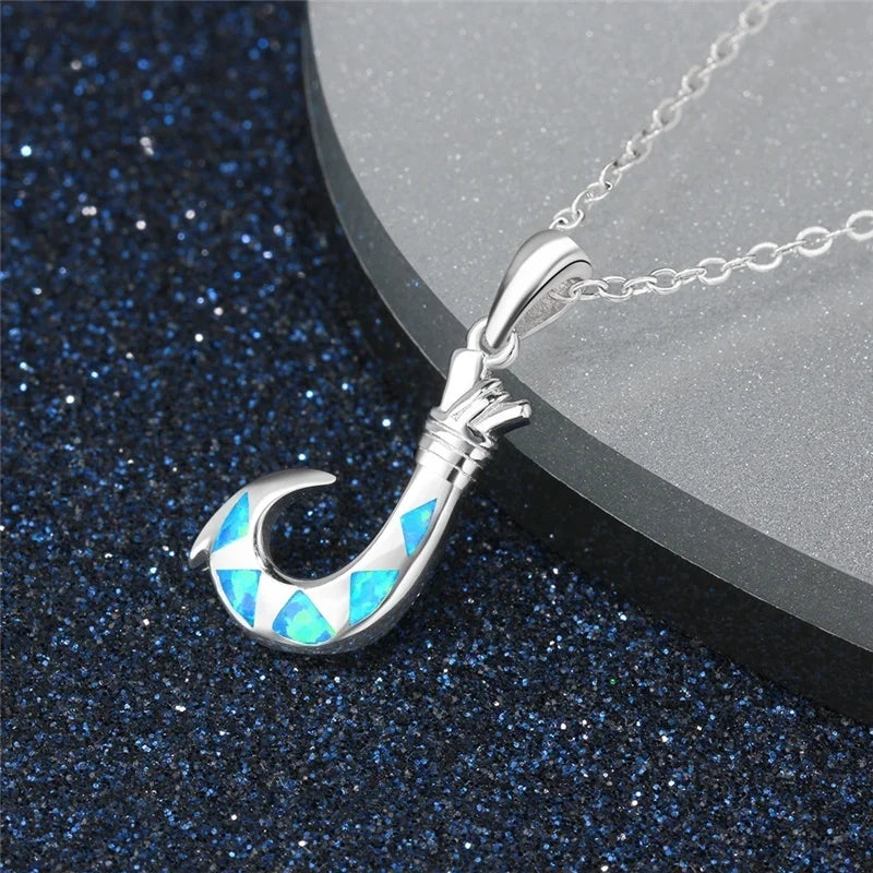 Women's Fish Hook Necklace