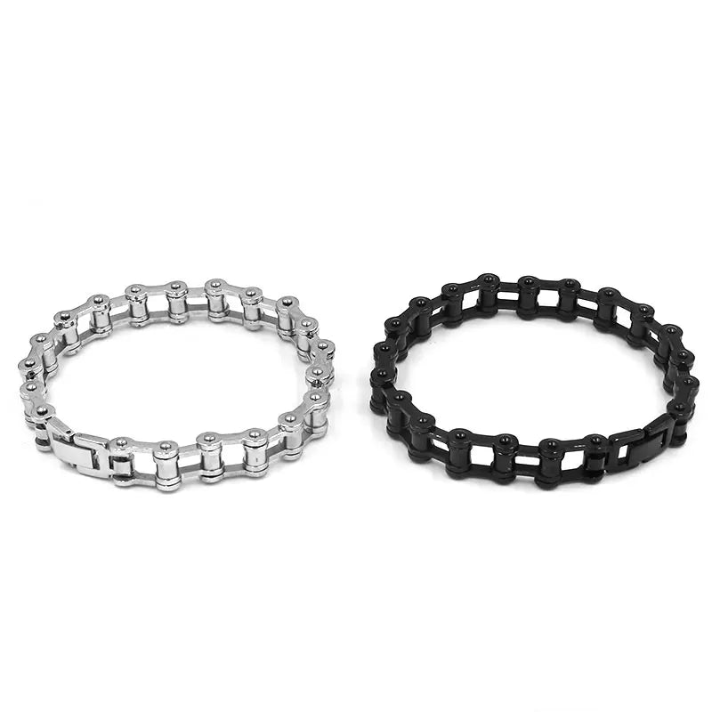 Fashion Bicycle Link Chain Biker Bracelet Stainless Steel Jewelry Punk Biker Men Gift SJB0383A