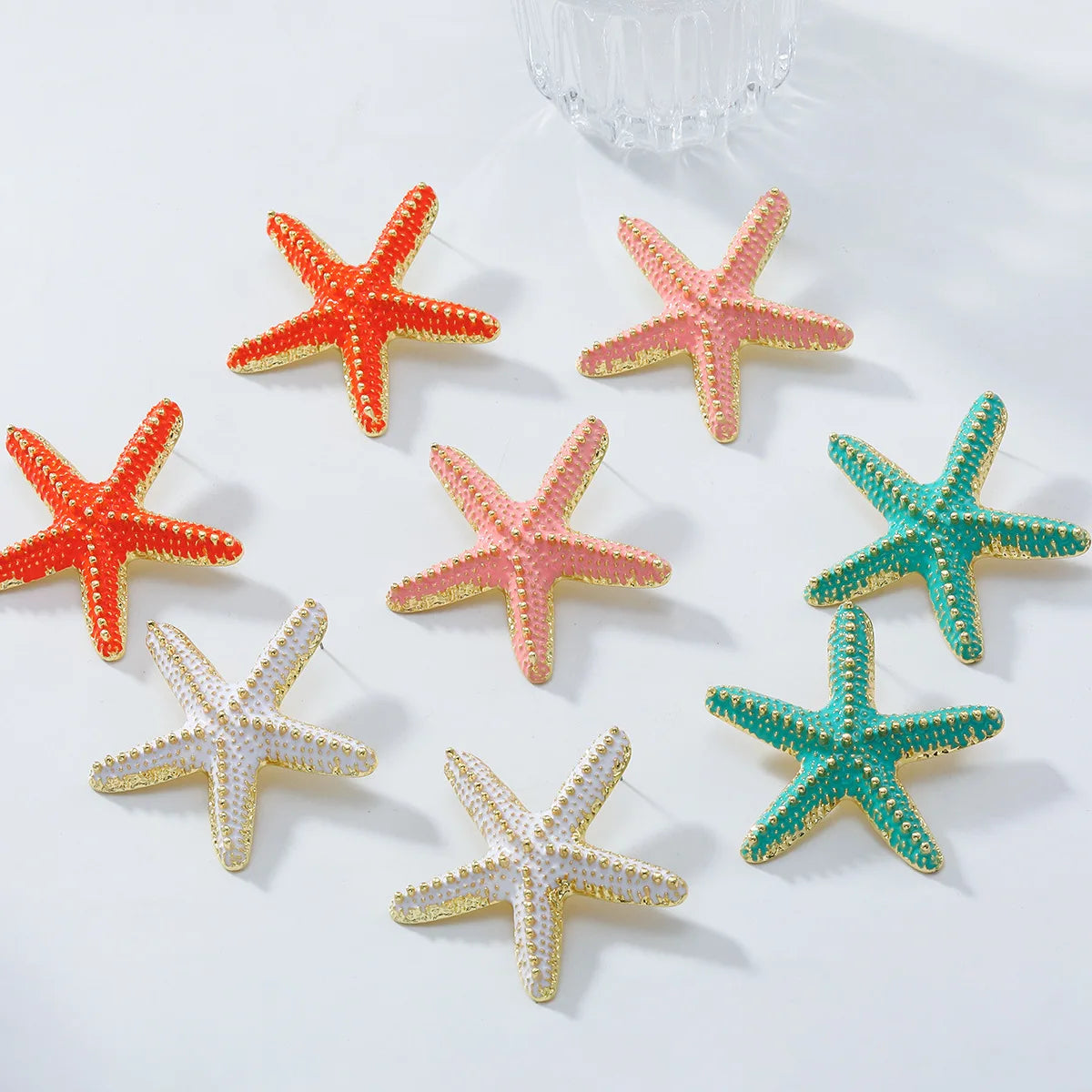 2025 Summer New Starfish Alloy Earrings