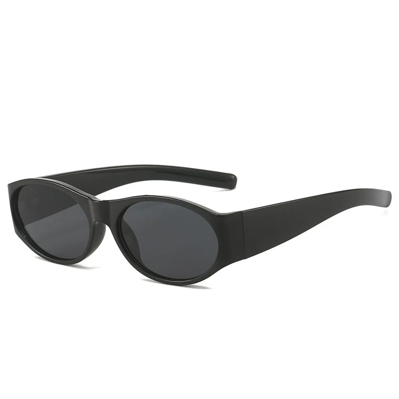 Trend Oval Sunglasses Women New Fashion Luxury Brand Design Round Sun Glasses Ladies Classic Punk Big Frame Goggle Eyewear UV400