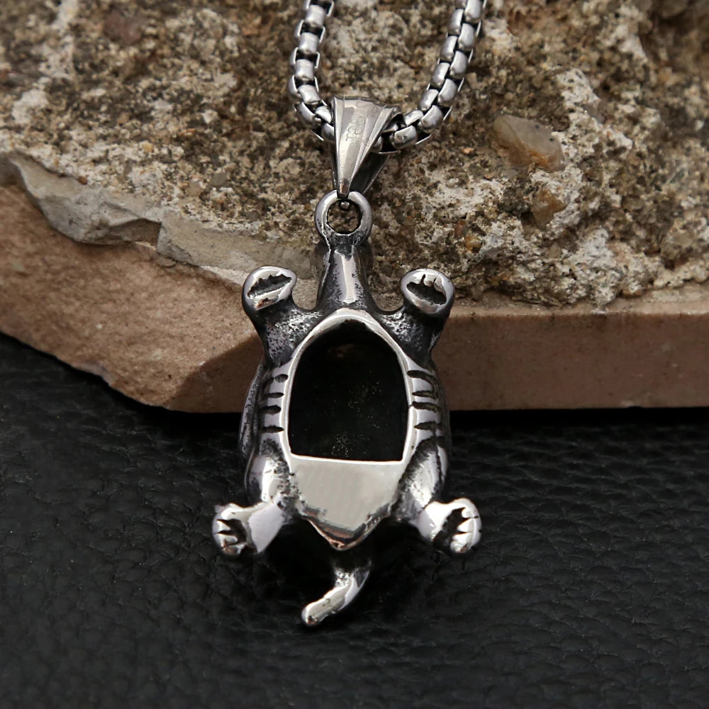 Little Turtle Stainless Steel Necklace