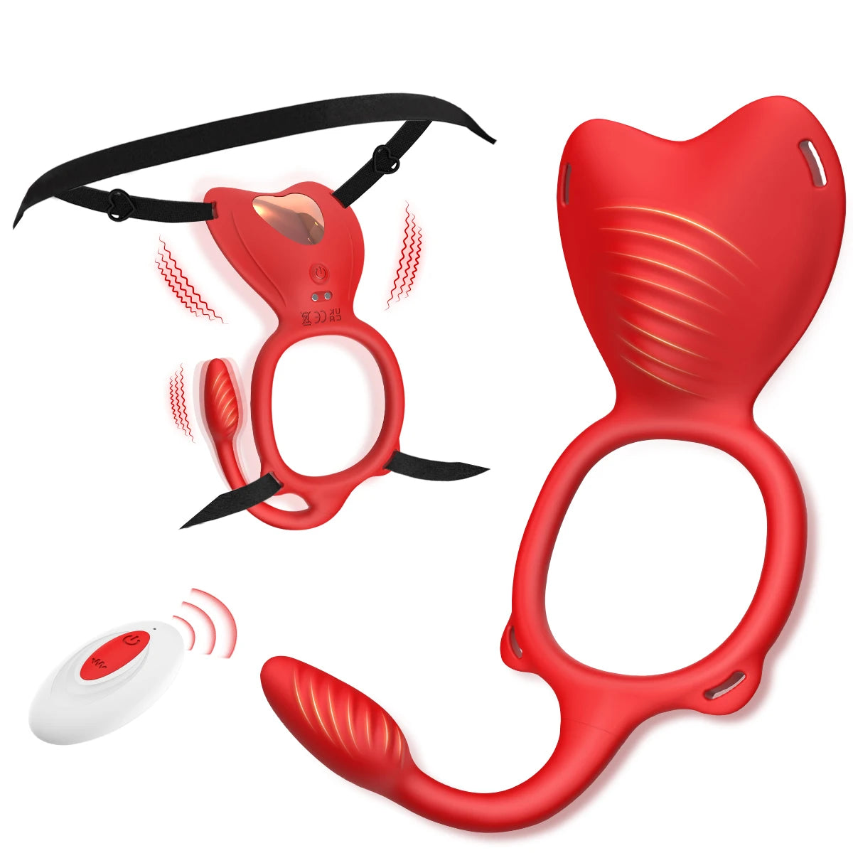 Wearable Panty Vibrator Female 10 Vibration with Wireless Control Vibrating Penis Ring Clitoral Stimulator Adult Sexy Toys