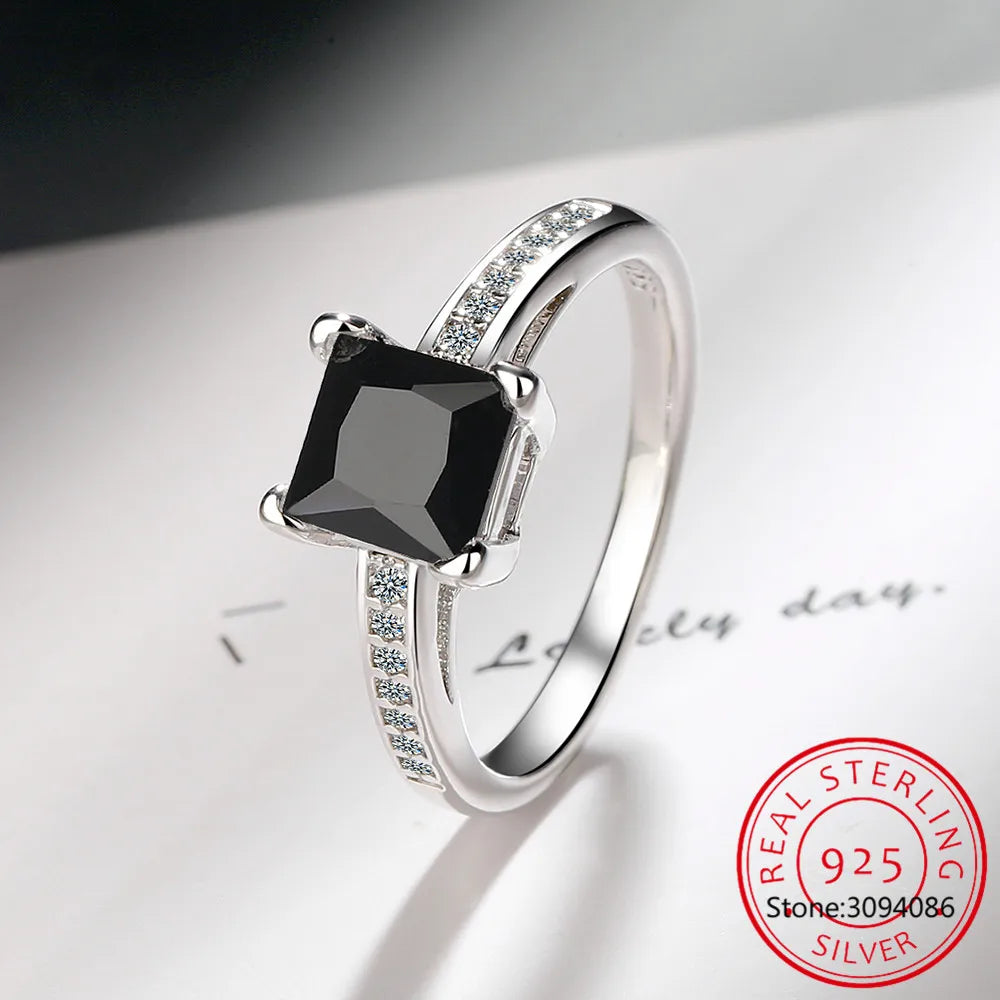 Diaspore Zultanite Gemstone Rings for Women Girls Solid 925 Sterling Silver Wedding Engagement Topaz Emerald Sapphire