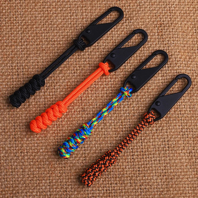 MKENDN Handmade Snake Knot Paracord Bag Zipper Puller Drawstring Repaired replacement Zipper Pull Accessories - Madeinsea©