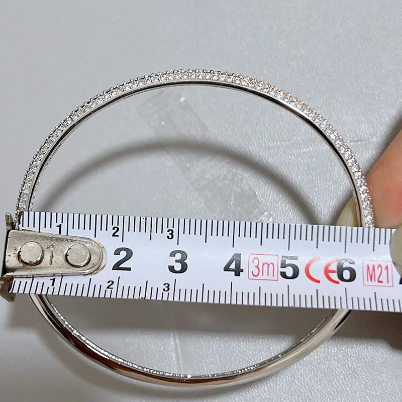 Hot Sale Famous Top Quclity Fashion Luxury Jewelry Bangle For Women For Men Classic Party Wedding Bangle Jewelry Size16cm