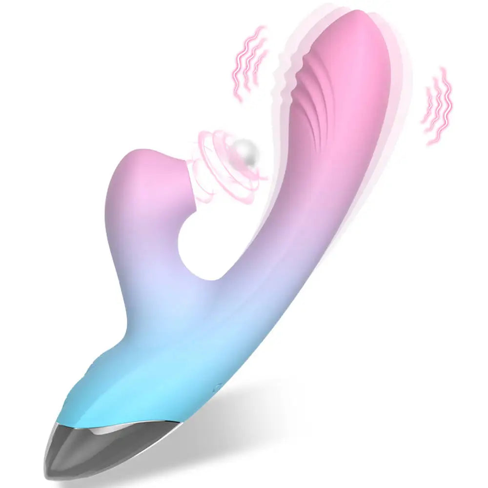 3-in-1-Vibrator für Frauen mit G-Punkt-Stimulation, Klitoris-Vakuumstimulator und 10 leistungsstarken Modi – Sexspielzeug für Frauen.