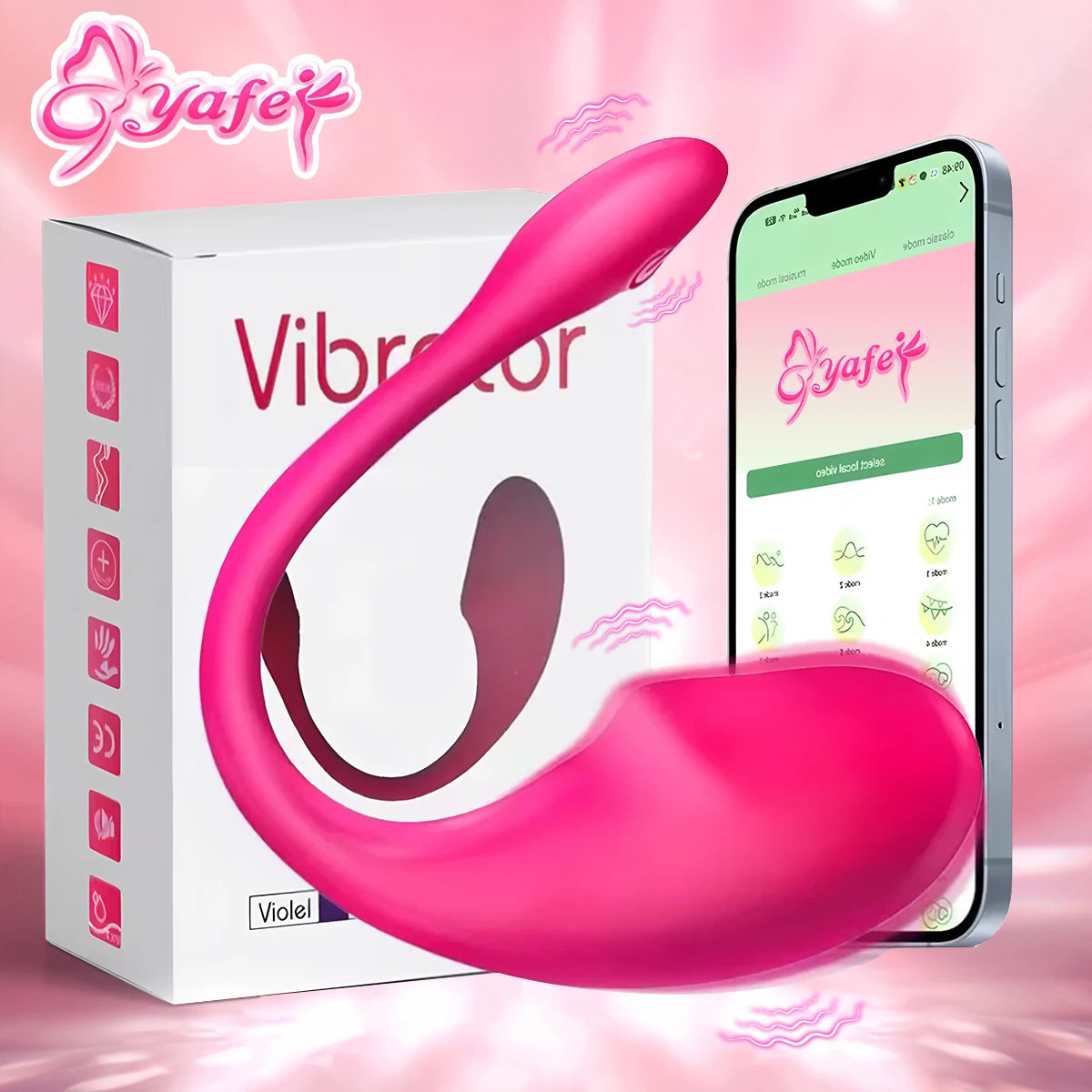 APP Remote Control Vibrator Clitoral G Spot Stimulator Wearable Anal Massager Vibrating Egg Female Panties Sex Toys for Adults 