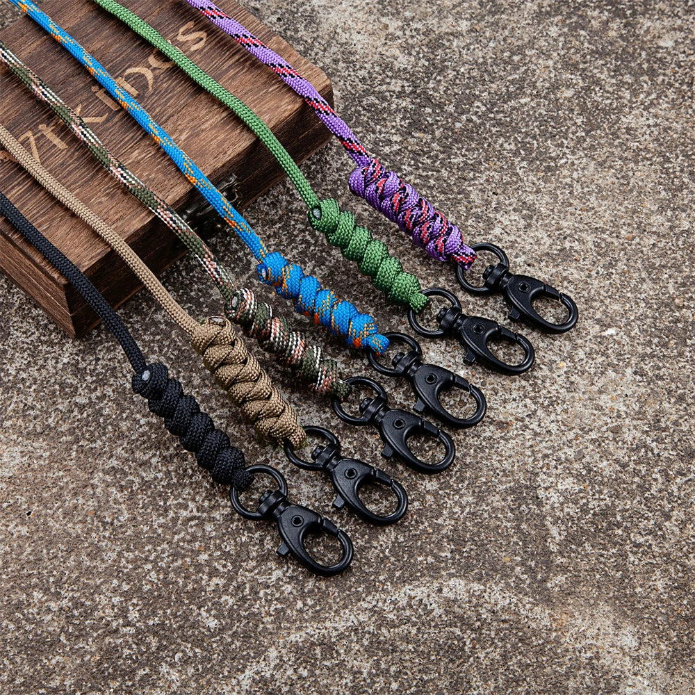 MKENDN 90cm Sunglasses Chain Men Women Glasses Mask Holder Neck Chain Outdoor Climbing Survive Paracord Eyeglasses Lanyard Strap