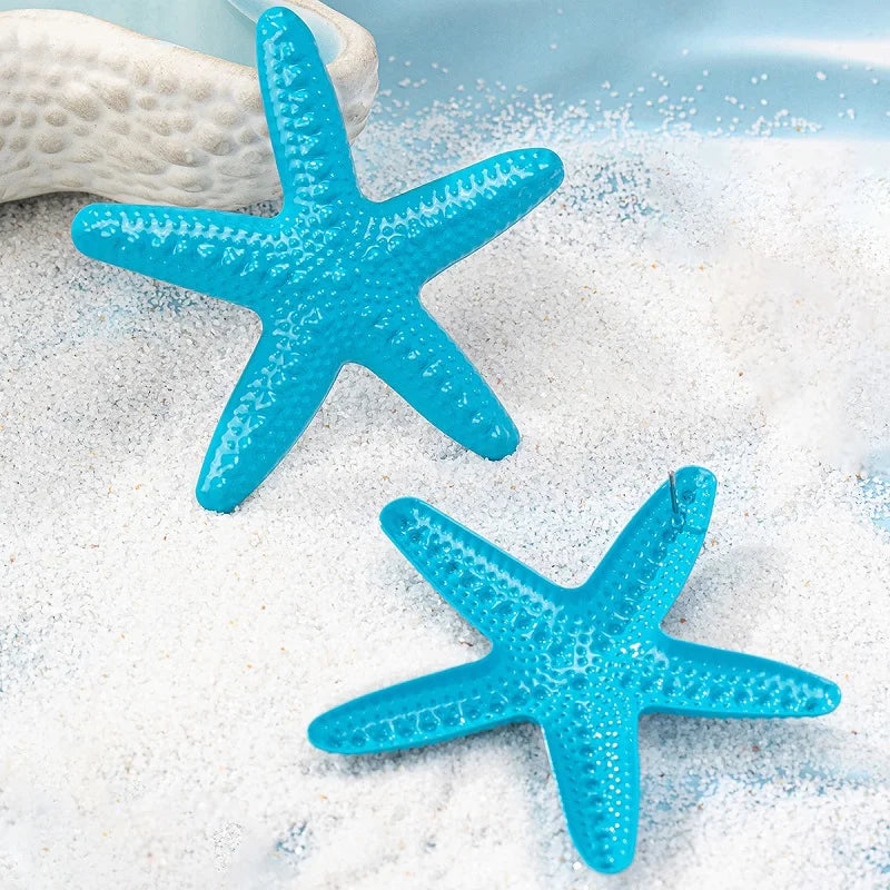 Post Stud Blue Ocean Starfish Texture Earring Women Girls Gifts Fashion Jewelry Accessories Hot Sale Party Gift 2024 New Style