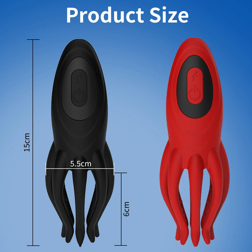 Glans Trainer for Men Powerful Vibrating Penis Electric Shock G Spot Masturbator Fingertip Prolong Endurance Massage Vibrator - Madeinsea©