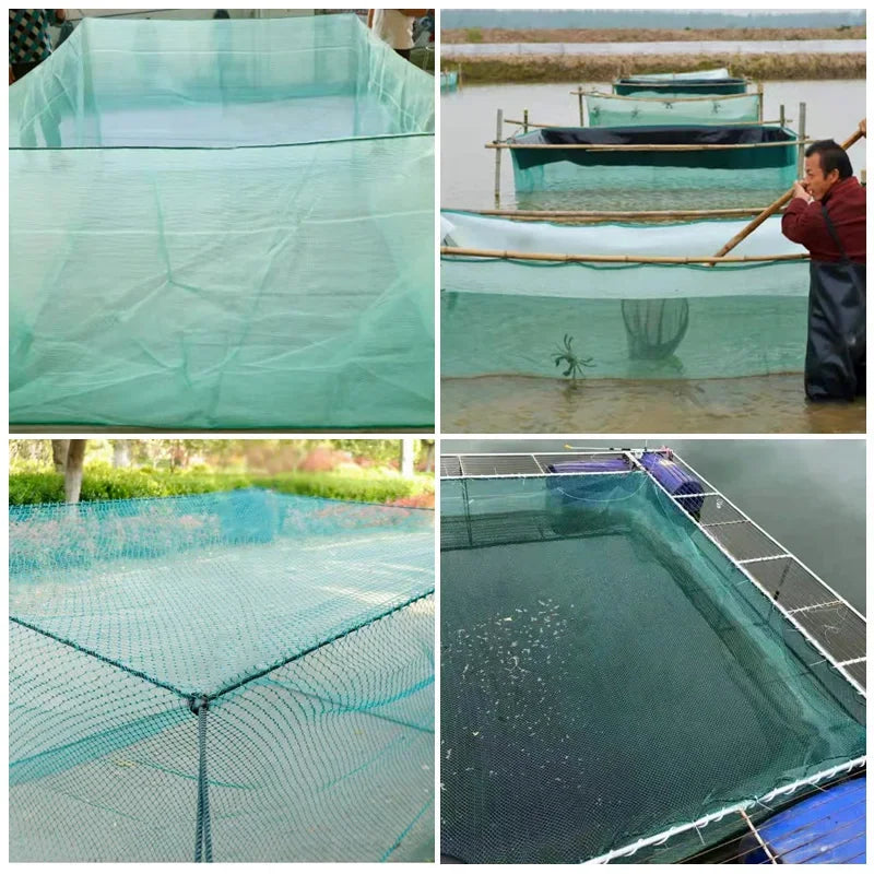 Lawaia Fishing Net Cage Aquaculture Fish Breeding Box Polyethylene Nylon Cage Household Sub-Packaging Fishnet Customization