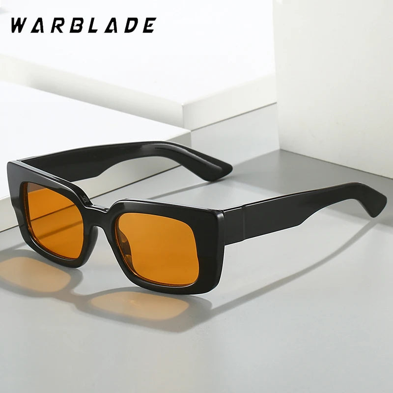 Fashion Luxury Brand Design Square Sunglasses Men Women Small Rectangle Street Sun Eyeweae Ladies Vintage Driving Shades UV400