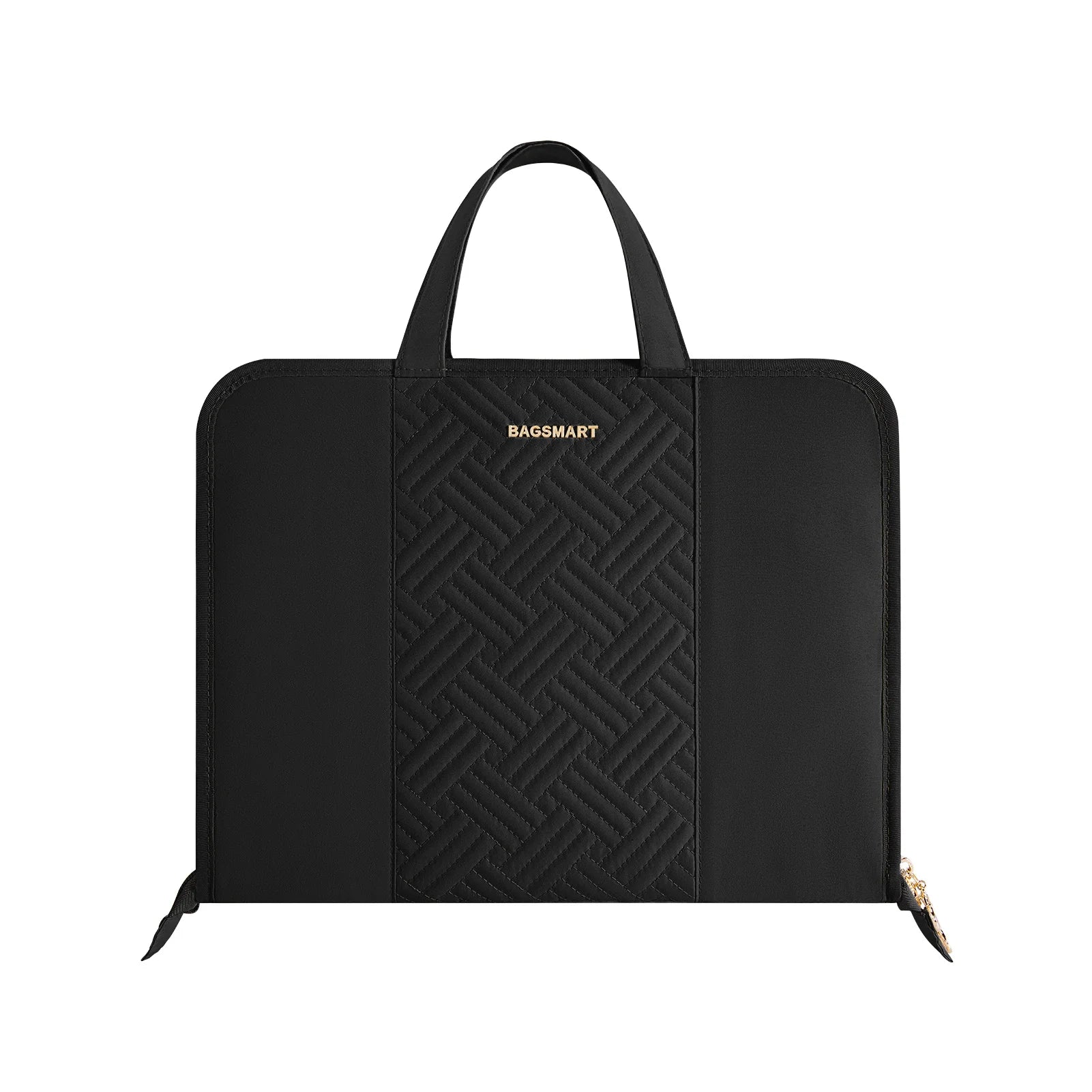 BAGSMART Organisateur de bijoux de voyage suspendu Étui de transport pliable à fermeture éclair Support pour bagues, colliers, boucles d'oreilles, clous d'oreilles Sac de rangement pour bijoux