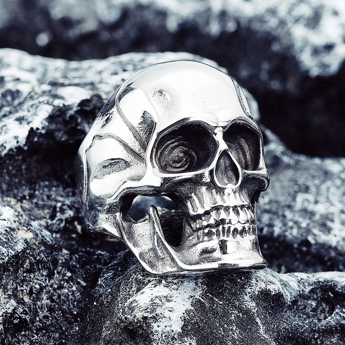 Terminator Skull 316L Stainless Steel Mens Rings Punk Hyperbole Skulls for Male Boyfriend Biker Jewelry Best Gift Dropshipping - Madeinsea©