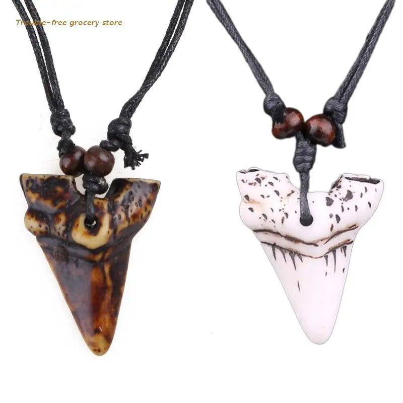Tiger Shark Tooth Necklace - Madeinsea©