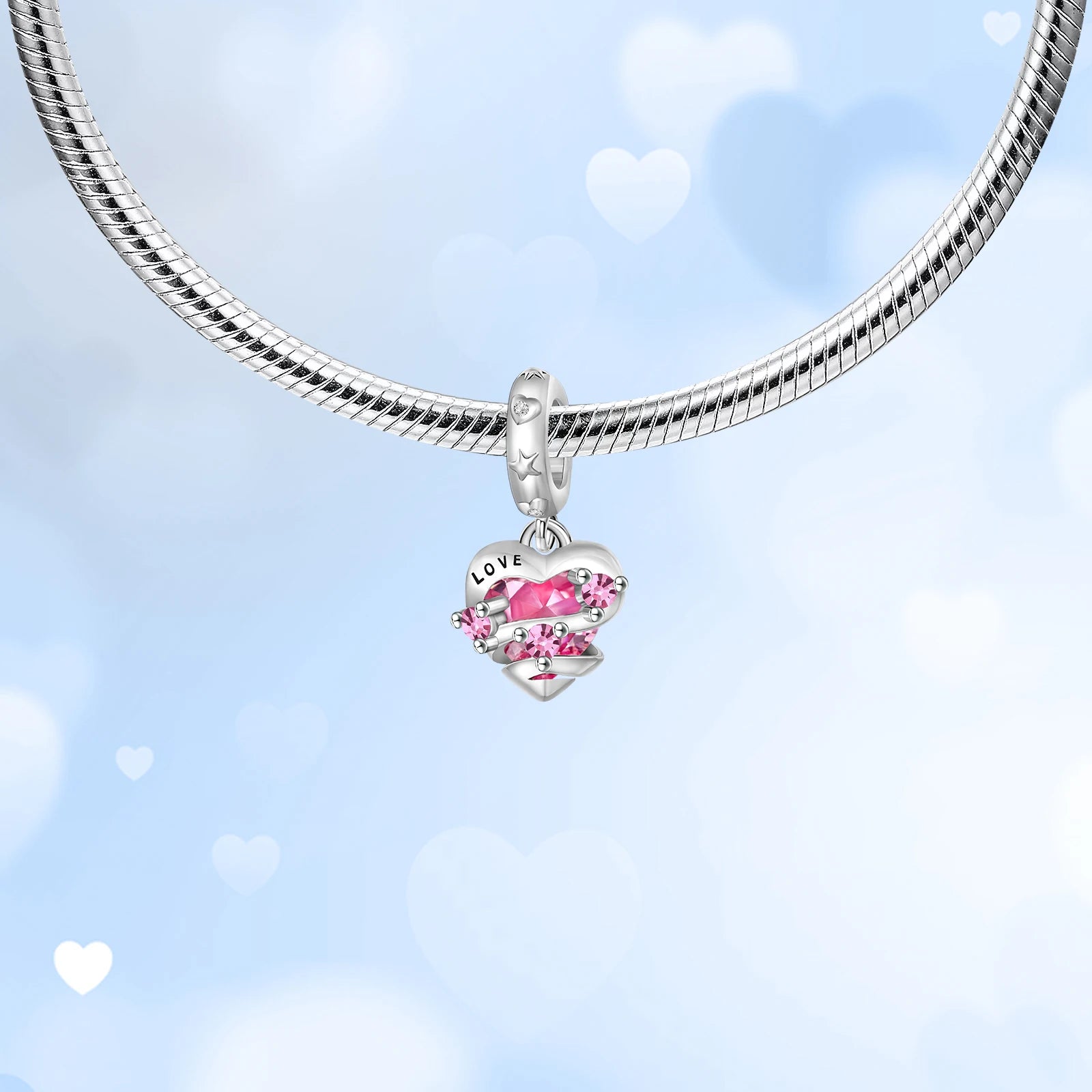 New 925 Sterling Silver Cross Love Clover Castle Elephant Beads Charms Fit Original Pandora Bracelets Women Jewelry DIY Gift