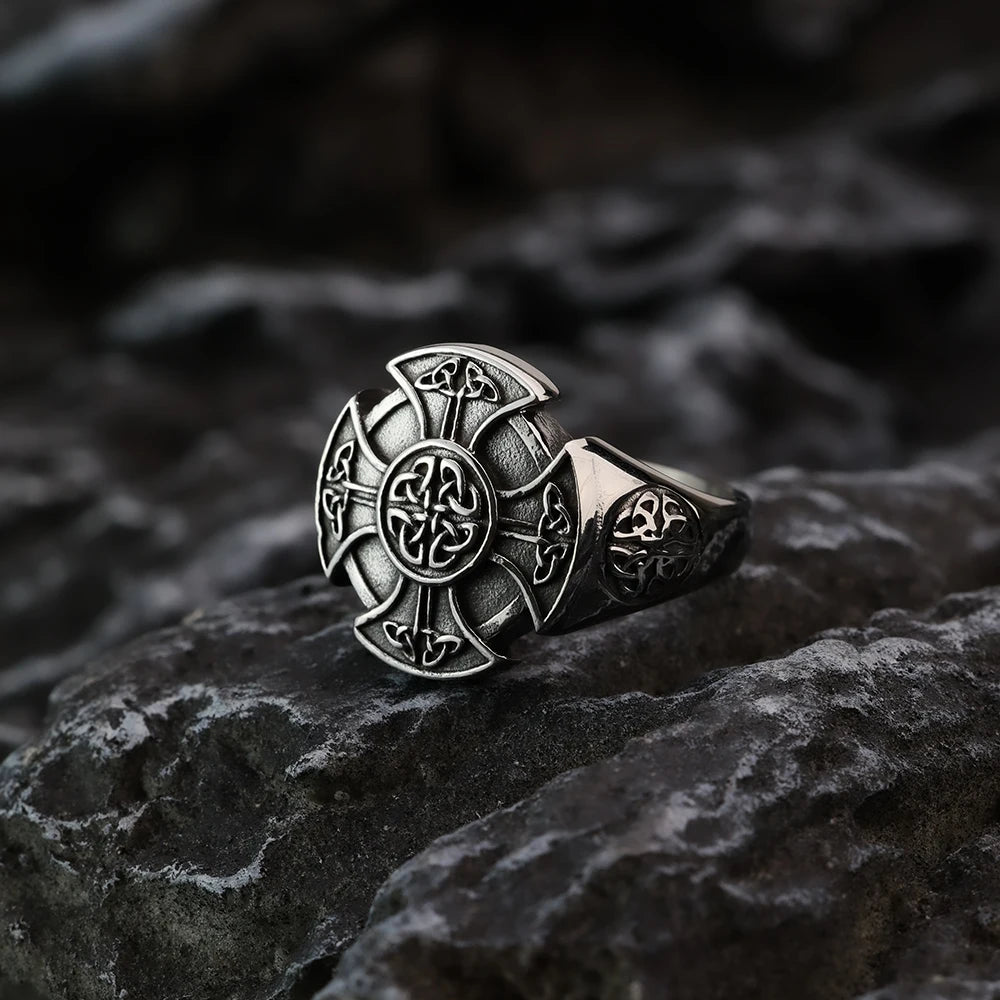 Celtic Cross Knot Ring - Madeinsea©