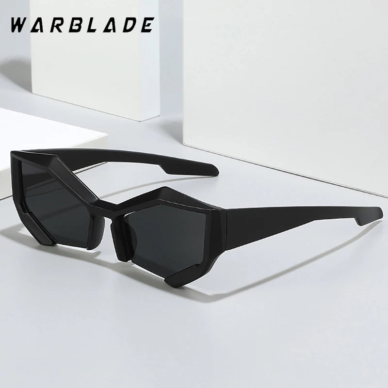 Cat Eye Sport Halbrahmen Sonnenbrille Frauen Männer Neue Luxusmarke Y2K Punk Sonnenbrille Für Damen Kleine Rahmen Shades Brillen UV400