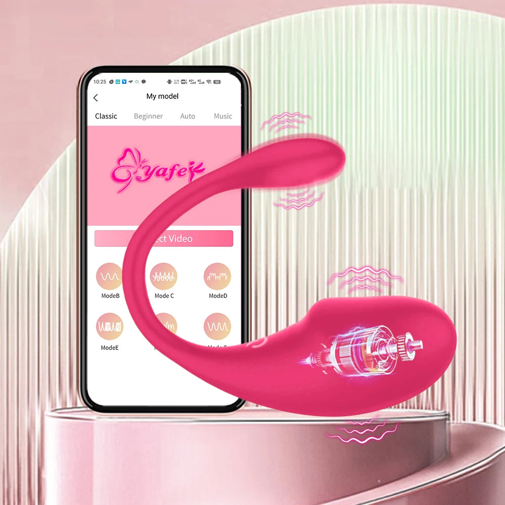 Wireless Bluetooth G Spot Vibrator for Women Dildo APP Remote Control Wear Vibrating Egg Clit Female Panties Sex Toys for Adults - Madeinsea©