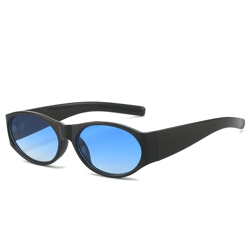 Trend Oval Sunglasses Women New Fashion Luxury Brand Design Round Sun Glasses Ladies Classic Punk Big Frame Goggle Eyewear UV400