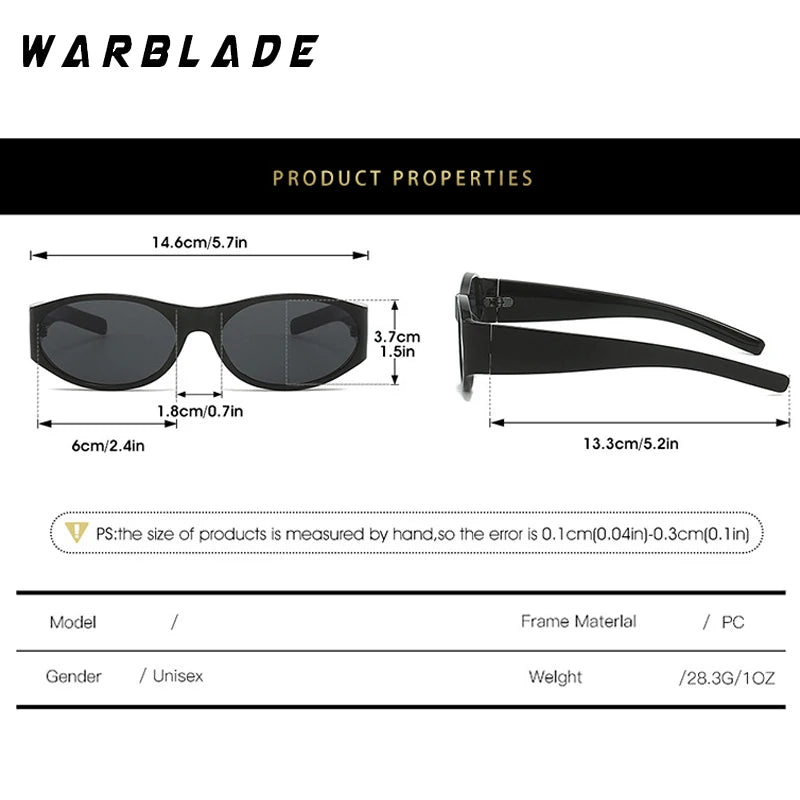 Trend Oval Sunglasses Women New Fashion Luxury Brand Design Round Sun Glasses Ladies Classic Punk Big Frame Goggle Eyewear UV400