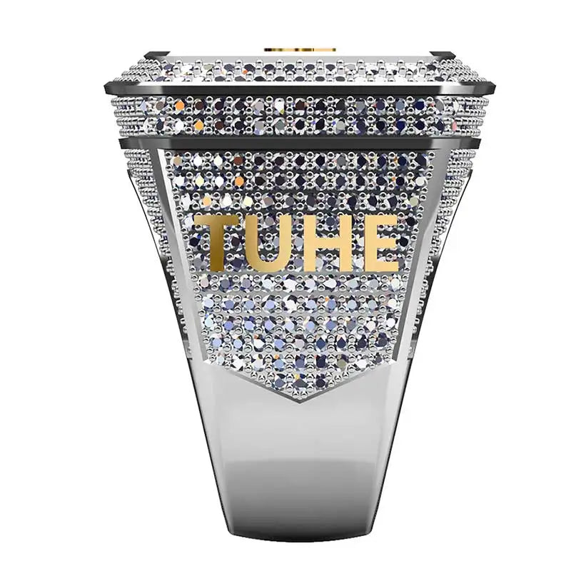 Custom Rings For Men Letters Sterling Silver 925 Combination Letter Name Moissanite Rings Jewelry