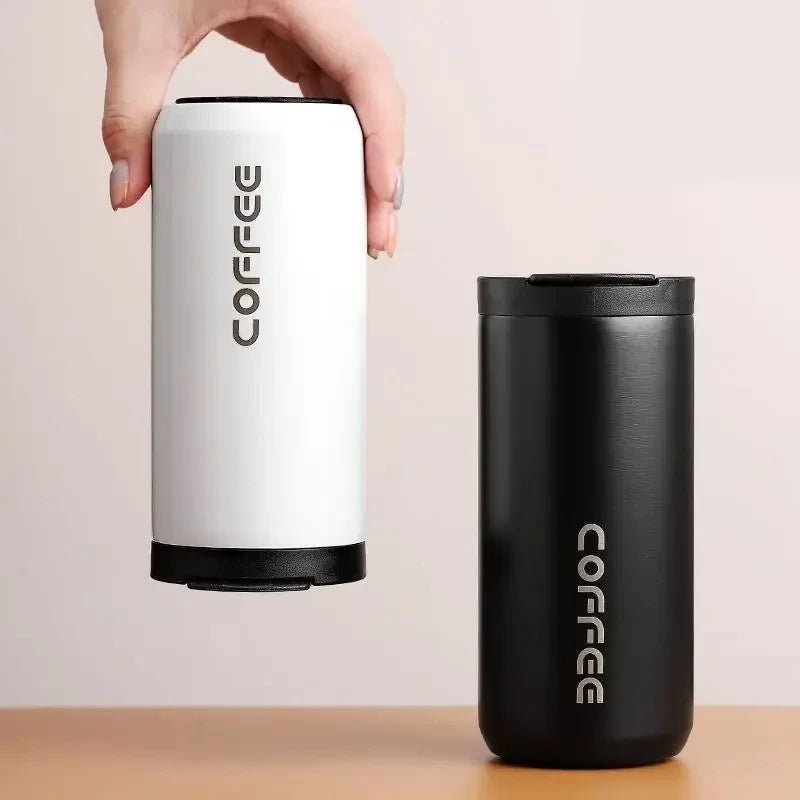 400ML Stainless Steel Coffee Thermos Leakproof Car Vacuum Flasks Thermal Coffee Mug Portable Travel Portable Insulated Bottle
