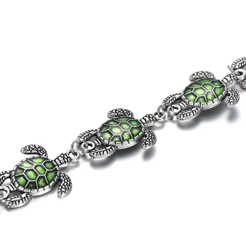 Bracelet Tortue de Mer pour Femme Bracelet Chaîne Bijoux Fantaisie