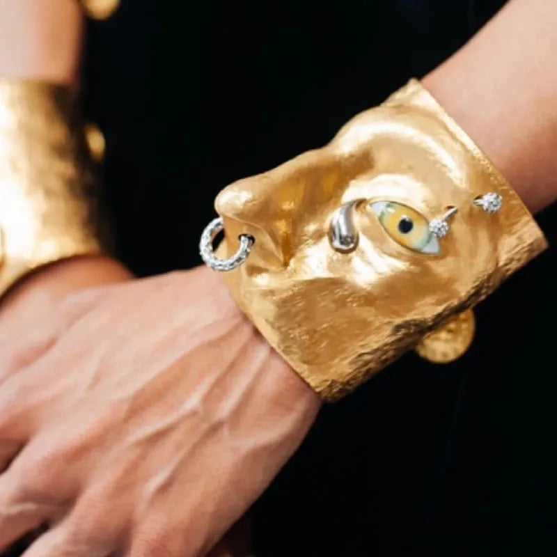 French Luxury Facial Features Three-dimensional Nose and Eye Bracelet