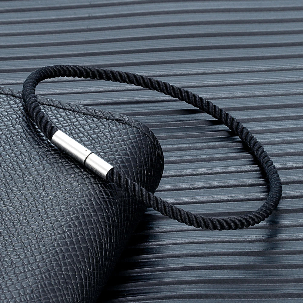 MKENDN Minimalist Grade A Rope Bracelet Men Femme Lucky Red Thread Braclet Attract Magentic Couple Wealth Prosperity Gifts