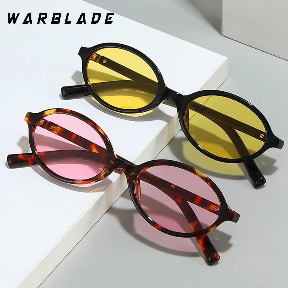 Lunettes de soleil ovales sexy petites pour femmes 2025 Marque Designer Mode Luxe Nuances UV400 Noir Punk Lunettes Hommes Vintage Lunettes de soleil