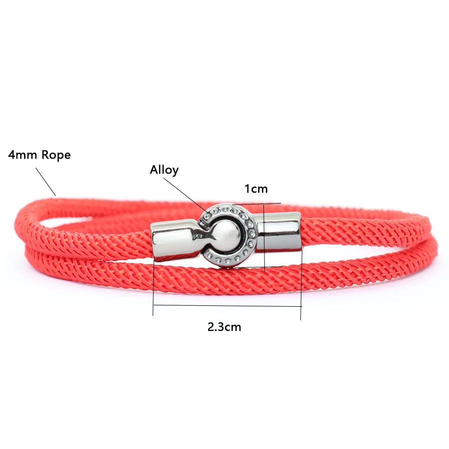 Rope Bracelet with Magnet Buckle - Madeinsea©