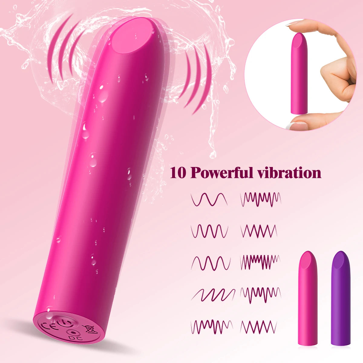 Mini-Vibratoren für Frauen, erotischer Zauberstab zur Massage des G-Punktes, Dildo, Taschen-Masturbator für Frauen, Sexspielzeug für Erwachsene, Liebes-Sexspielzeug